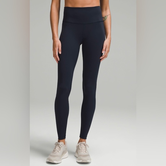 NWT Lululemon Wunder Train High Rise 28” Tights Leggings True Navy Size 4 - Picture 5 of 8